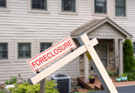 Foreclosure sign mockup