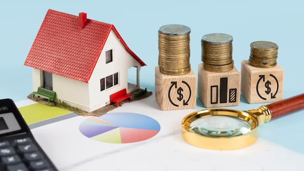 Financial elements on the arrangement of wooden cubes